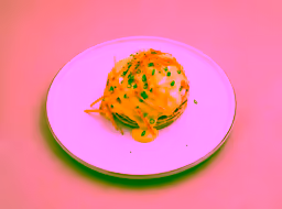 American Fan Cake With Salmon