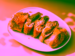 Semi-flaky pastry with beans