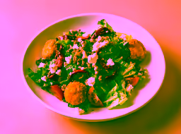 Salad with goat cheese