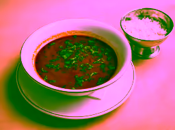 Tomyam with salmon