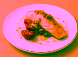 Norwegian salmon steak