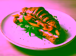 croissant with smoked salmon