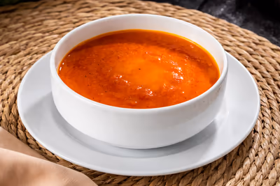 Tomato Soup with Whipped Cream