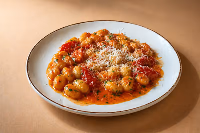 Gnocchi in tomato sauce