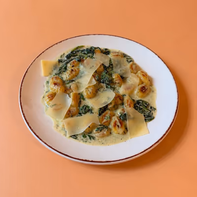 Gnocchi with spinach