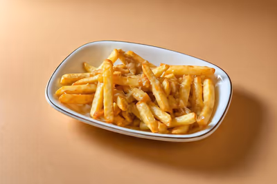 French fries with parmesan
